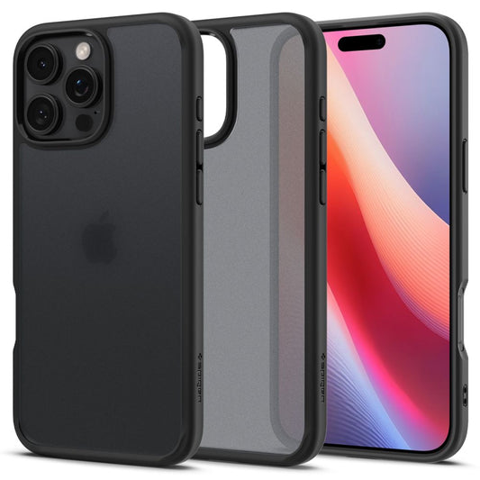 Θήκη για Apple iPhone 16 Pro, Spigen, Ultra Hybrid, Μαύρο Σατινέ ACS08124