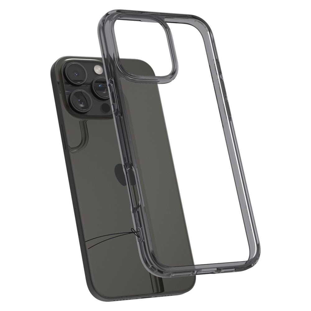 Case for Apple iPhone 16 Pro, Spigen, Ultra Hybrid, Smoky ACS08123