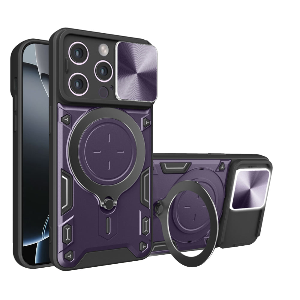 Θήκη για Apple iPhone 16 Pro, Techsuit, CamGuard Pro, Μωβ