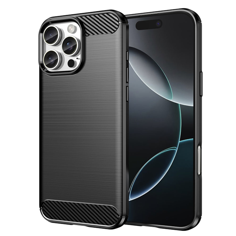 Θήκη για Apple iPhone 16 Pro, Techsuit, Carbon, Μαύρο
