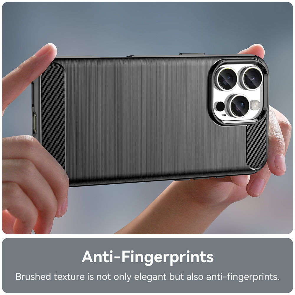 Θήκη για Apple iPhone 16 Pro, Techsuit, Carbon, Μαύρο