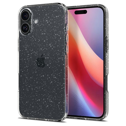 Θήκη για Apple iPhone 16, Spigen, Liquid Crystal Glitter, Διαφανής ACS08192
