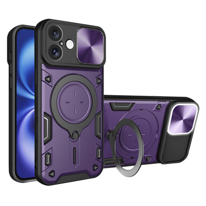 Θήκη για Apple iPhone 16, Techsuit, CamGuard Pro, Μωβ
