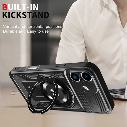 Θήκη για Apple iPhone 16, Techsuit, RuggedCam, Μπλε