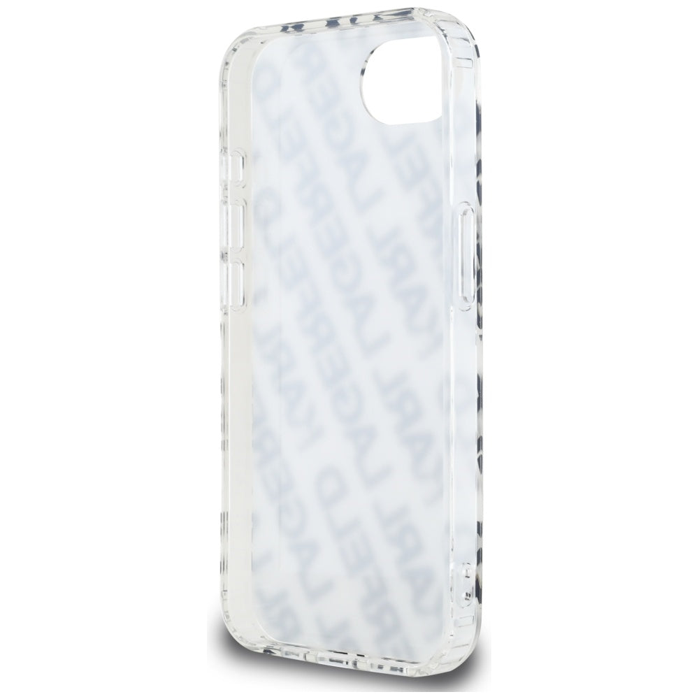 Case for Apple iPhone 16e, Karl Lagerfeld, IML Luxury Gold Fullover Logo, Gold