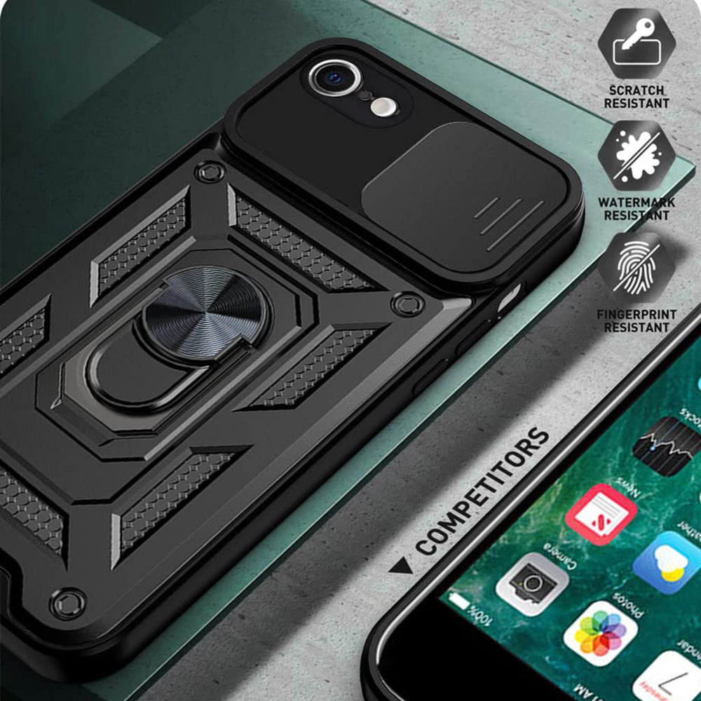 Case for Apple iPhone 17e / 16e, Techsuit, CamShield, Blue