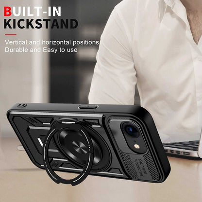 Θήκη για Apple iPhone 17e / 16e, Techsuit, RuggedCam, Μαύρη