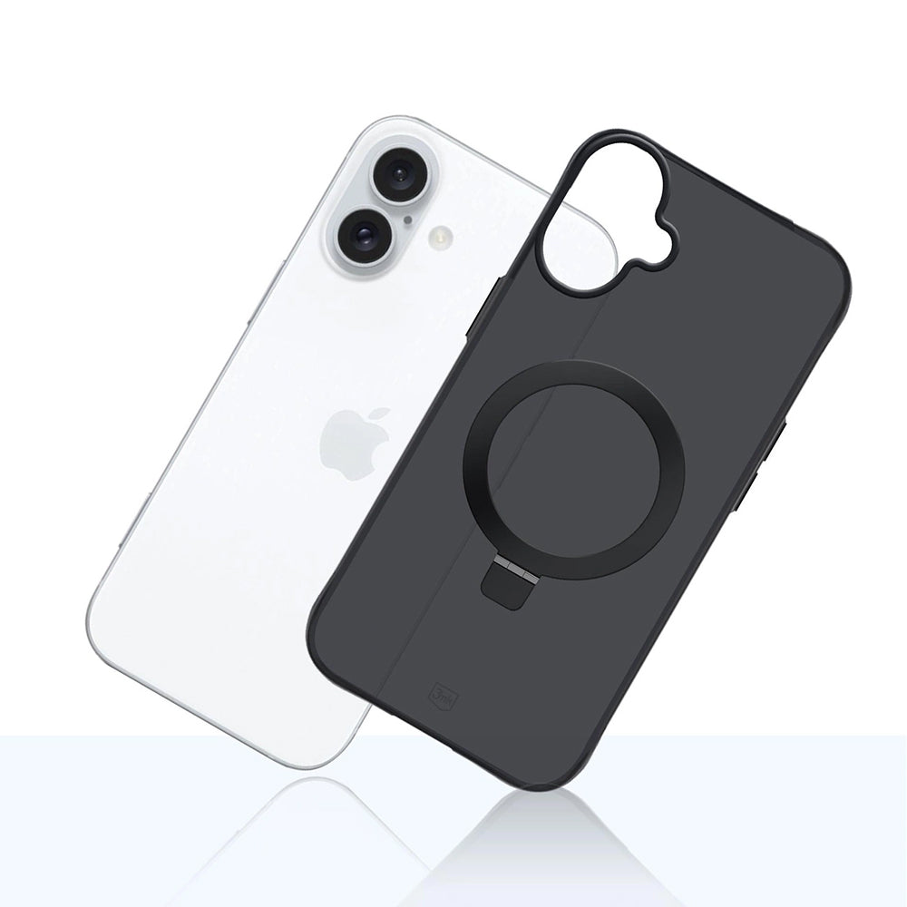 Θήκη για Apple iPhone 17, 3MK, Smoke MagStand, Μαύρη