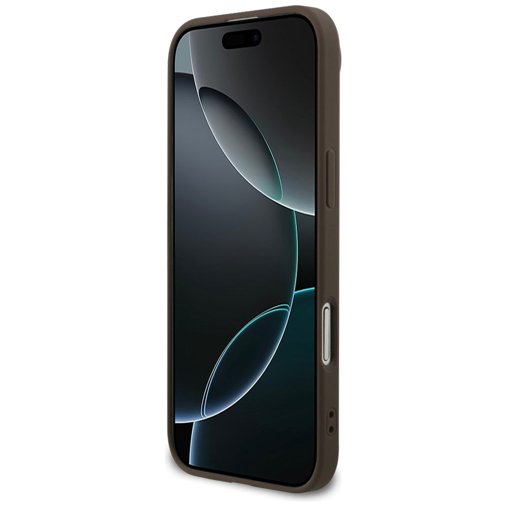 Θήκη για Apple iPhone 17 Air, Guess, 4G Big Logo, Καφέ