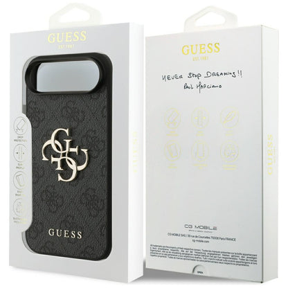 Θήκη για Apple iPhone 17 Air, Guess, 4G Big Logo, Μαύρη