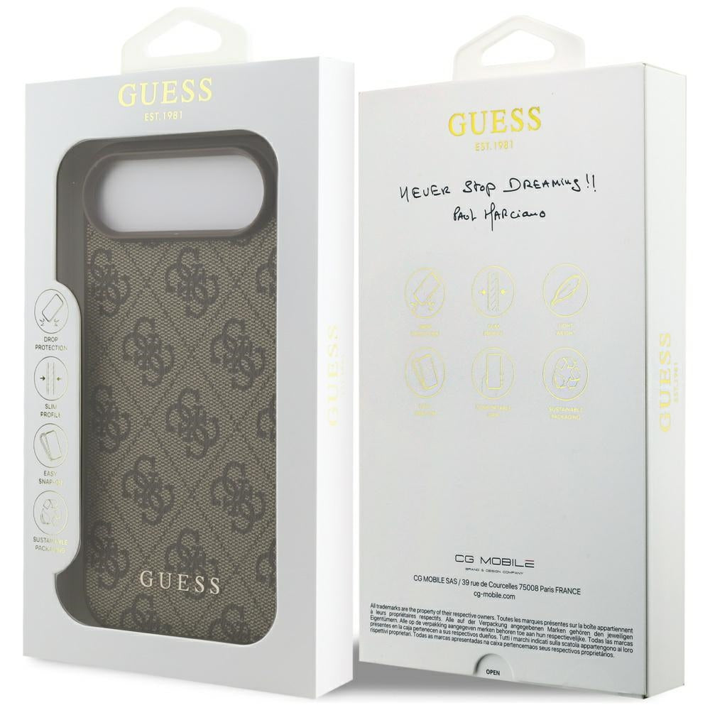 Θήκη για Apple iPhone 17 Air, Guess, 4G Classic, Καφέ