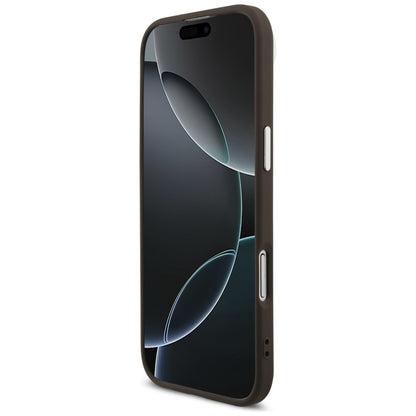 Θήκη για Apple iPhone 17 Air, Guess, Big 4G Logo Classic, Καφέ Ασημί