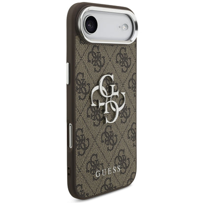 Θήκη για Apple iPhone 17 Air, Guess, Big 4G Logo Classic, Καφέ Ασημί