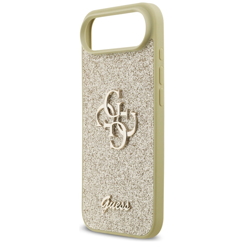 Θήκη για Apple iPhone 17 Air, Guess, Fixed Glitter Big 4G, Χρυσή