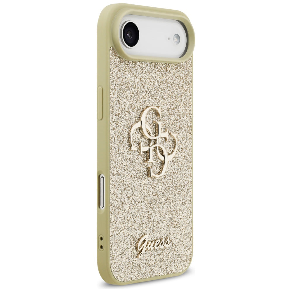 Θήκη για Apple iPhone 17 Air, Guess, Fixed Glitter Big 4G, Χρυσή