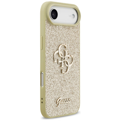 Θήκη για Apple iPhone 17 Air, Guess, Fixed Glitter Big 4G, Χρυσή