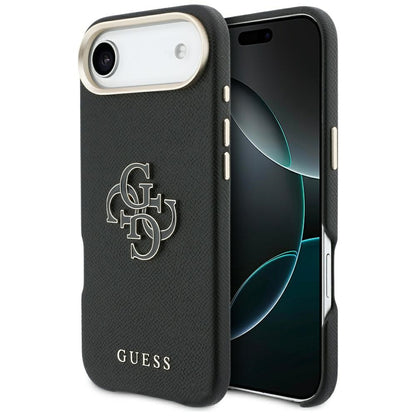 Θήκη για Apple iPhone 17 Air, Guess, Resin Logo, Μαύρη