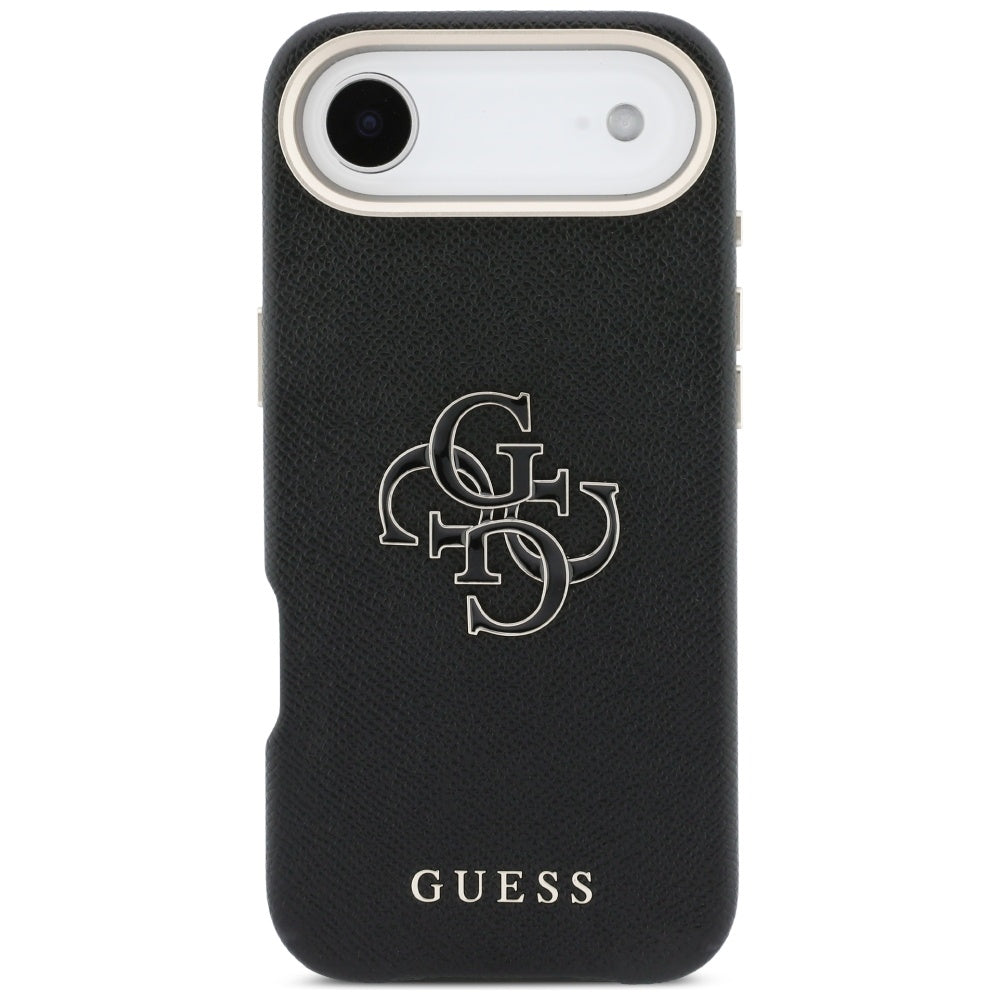 Θήκη για Apple iPhone 17 Air, Guess, Resin Logo, Μαύρη