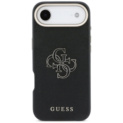 Θήκη για Apple iPhone 17 Air, Guess, Resin Logo, Μαύρη