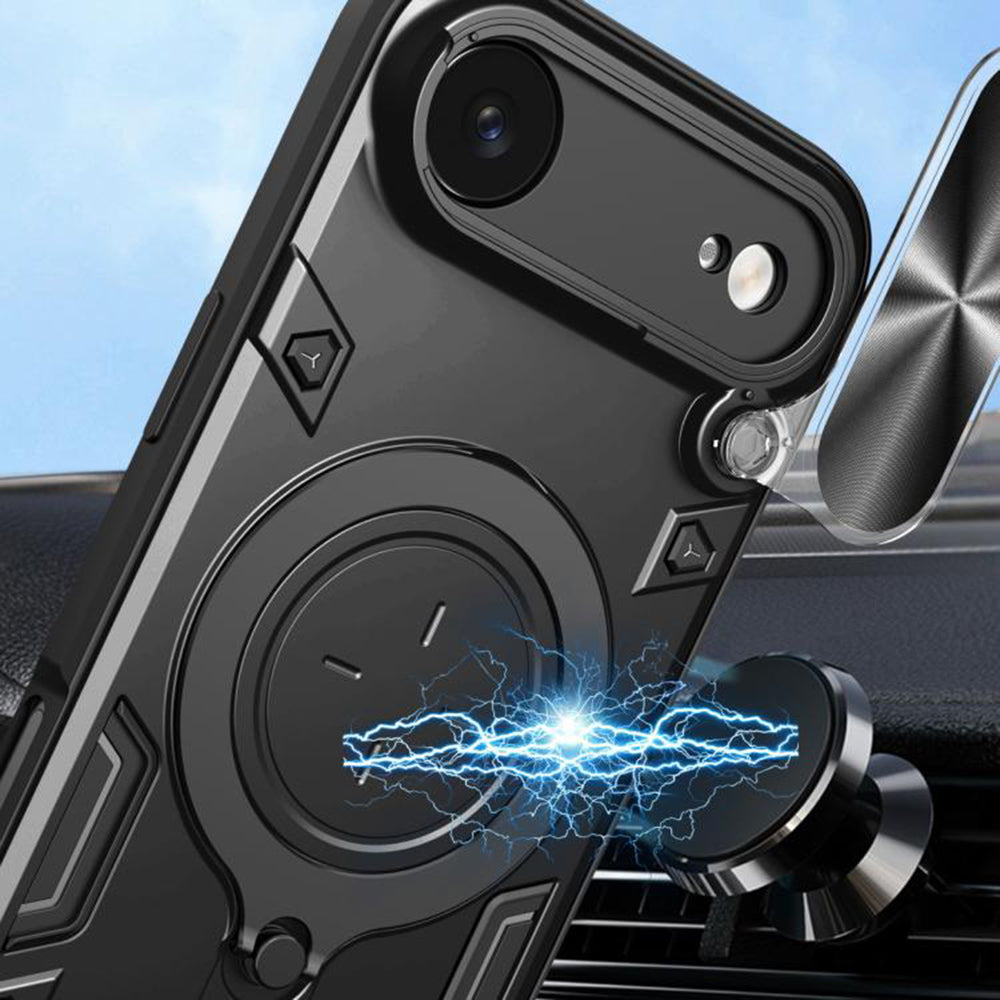 Θήκη για Apple iPhone 17 Air, Techsuit, CamGuard Pro, Κόκκινη