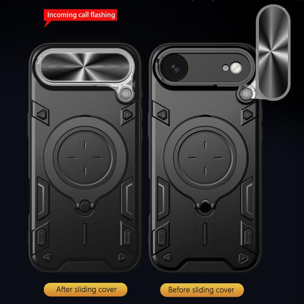 Θήκη για Apple iPhone 17 Air, Techsuit, CamGuard Pro, Κόκκινη