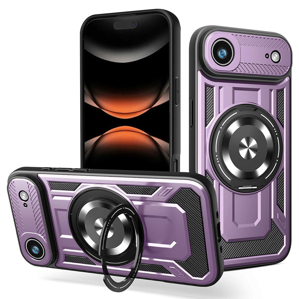Θήκη για Apple iPhone 17 Air, Techsuit, RuggedCam, Μωβ