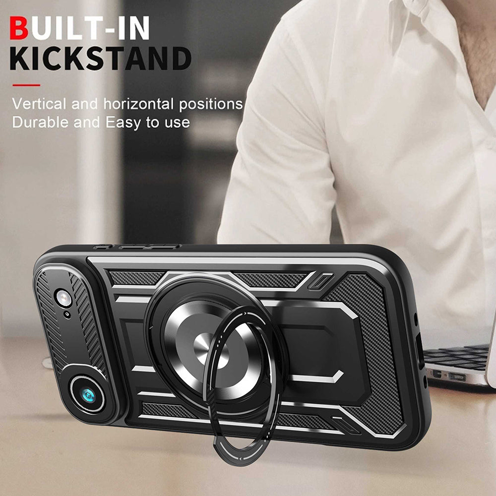 Θήκη για Apple iPhone 17 Air, Techsuit, RuggedCam, Μωβ