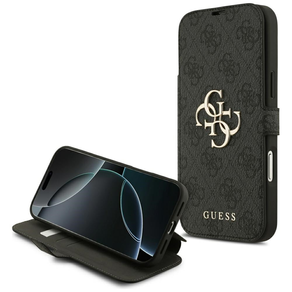 Θήκη για Apple iPhone 17, Guess, 4G Metal Logo, Μαύρη