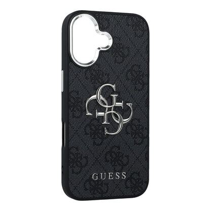 Θήκη για Apple iPhone 17, Guess, Big 4G Logo Classic, Μαύρη Ασημί