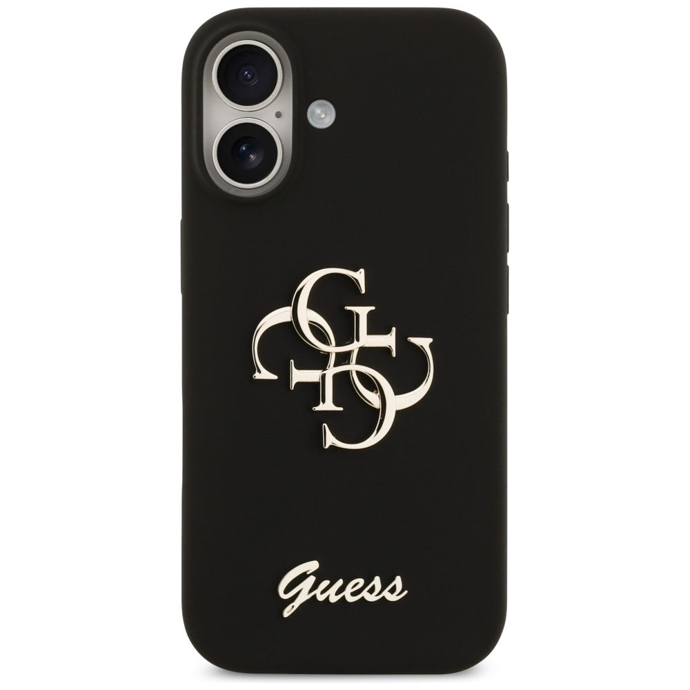 Θήκη για Apple iPhone 17, Guess, Big 4G Script, Μαύρη