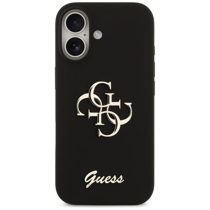 Θήκη για Apple iPhone 17, Guess, Big 4G Script, Μαύρη