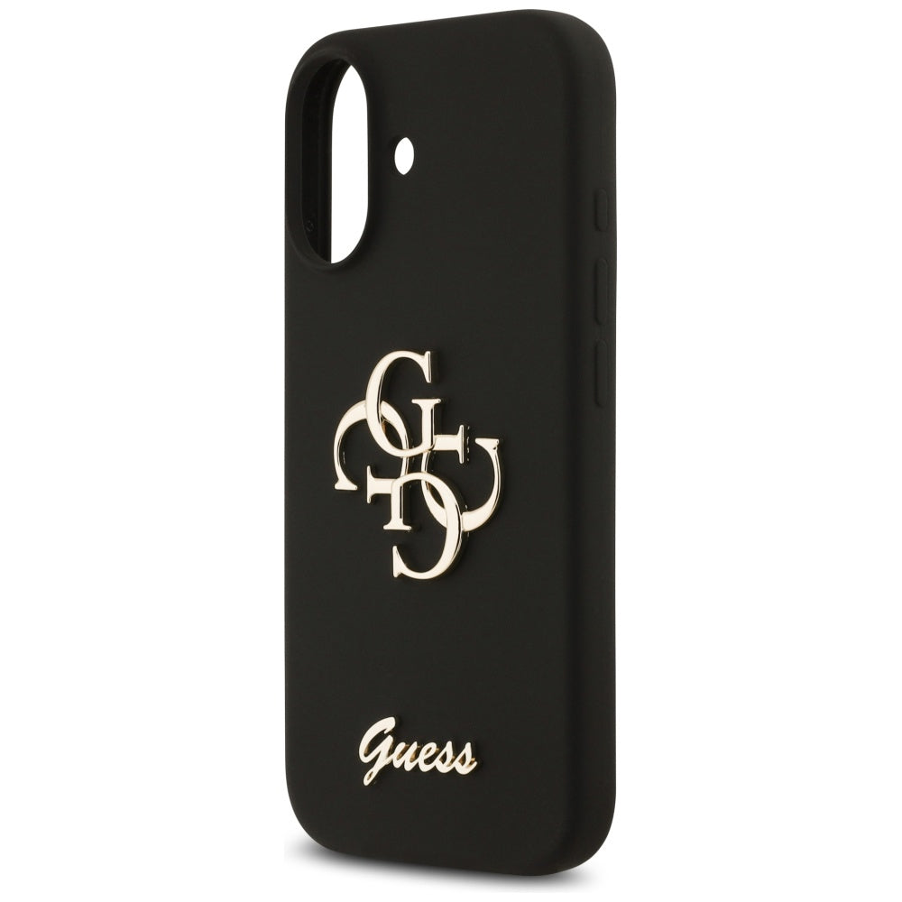Θήκη για Apple iPhone 17, Guess, Big 4G Script, Μαύρη