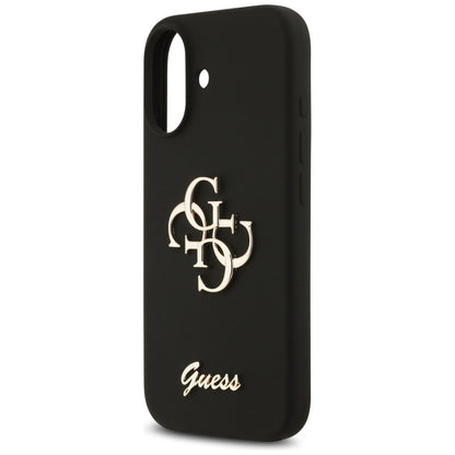 Θήκη για Apple iPhone 17, Guess, Big 4G Script, Μαύρη
