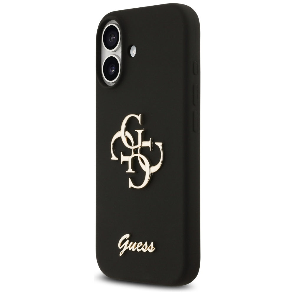 Θήκη για Apple iPhone 17, Guess, Big 4G Script, Μαύρη