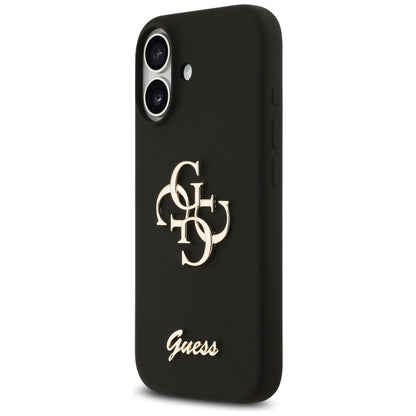 Θήκη για Apple iPhone 17, Guess, Big 4G Script, Μαύρη