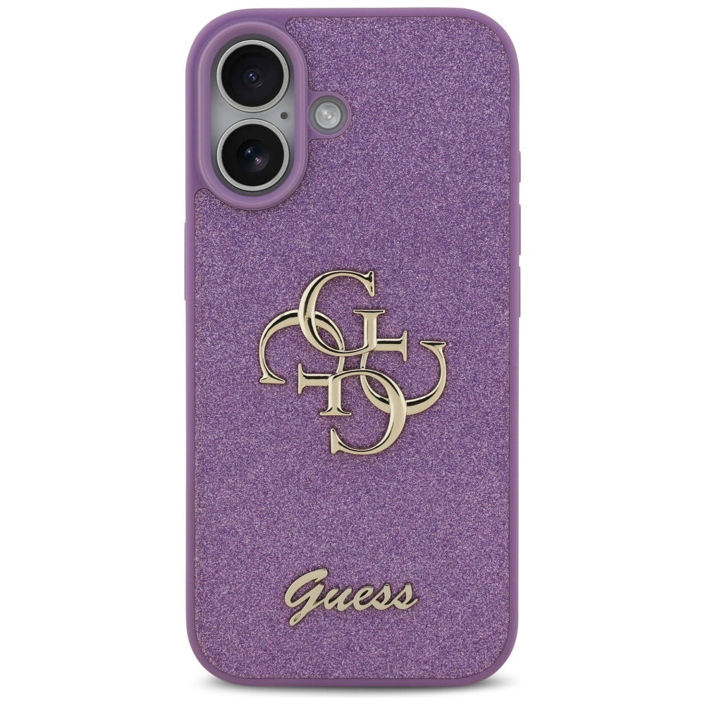 Θήκη για Apple iPhone 17, Guess, Fixed Glitter Big 4G, Μωβ