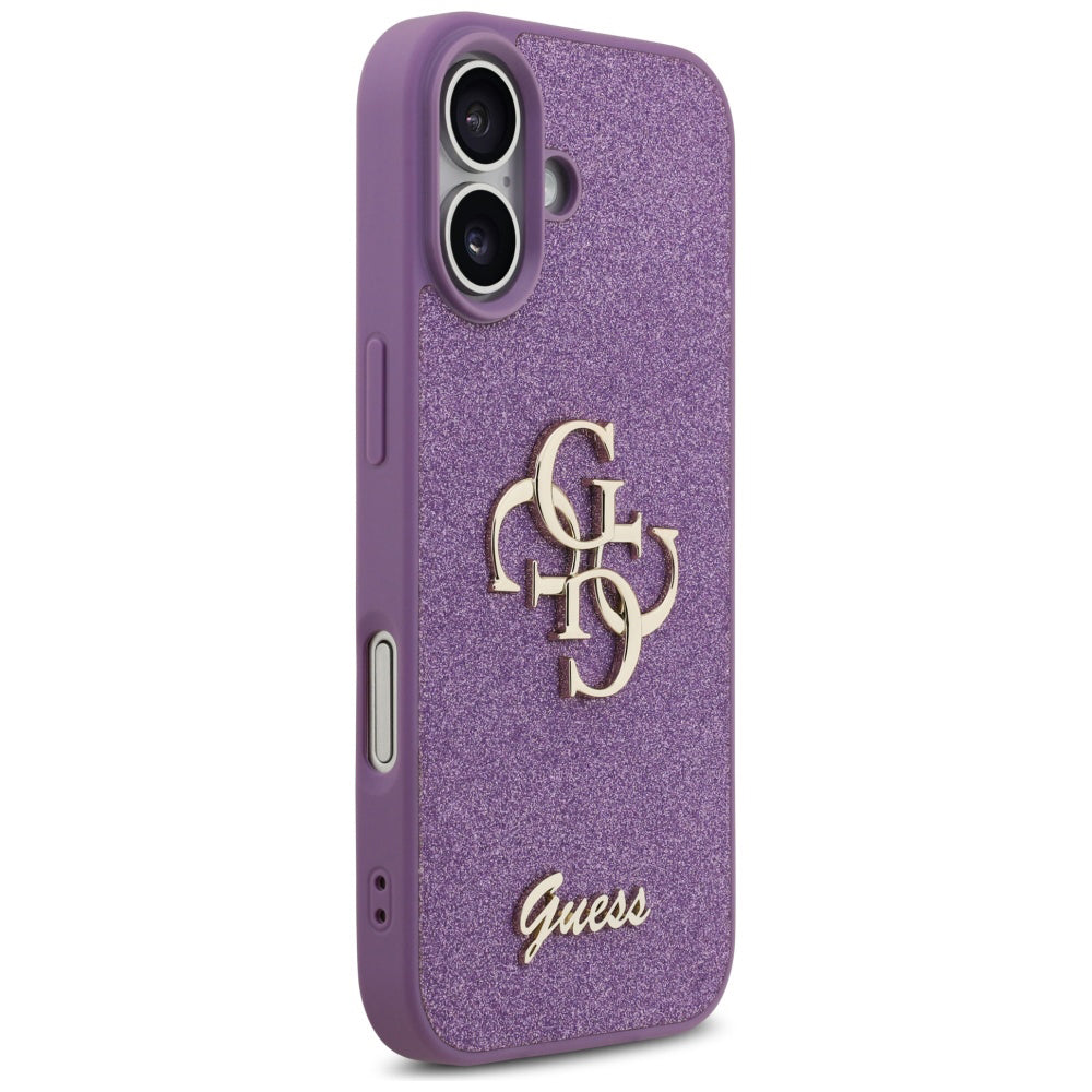 Θήκη για Apple iPhone 17, Guess, Fixed Glitter Big 4G, Μωβ