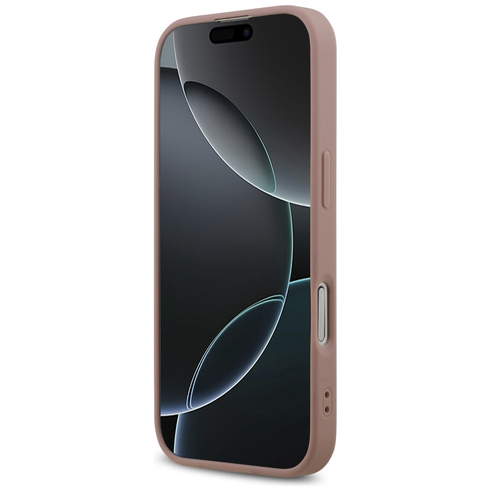 Θήκη για Apple iPhone 17, Guess, Fixed Glitter Big 4G, Ροζ