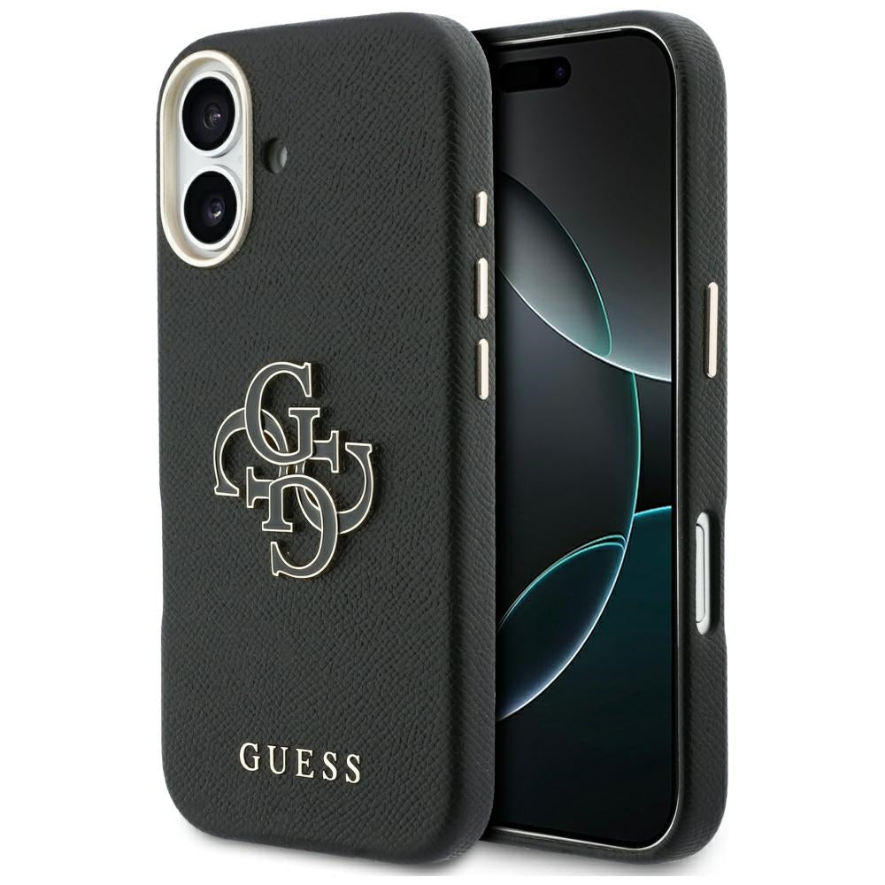 Θήκη για Apple iPhone 17, Guess, Resin Logo, Μαύρη