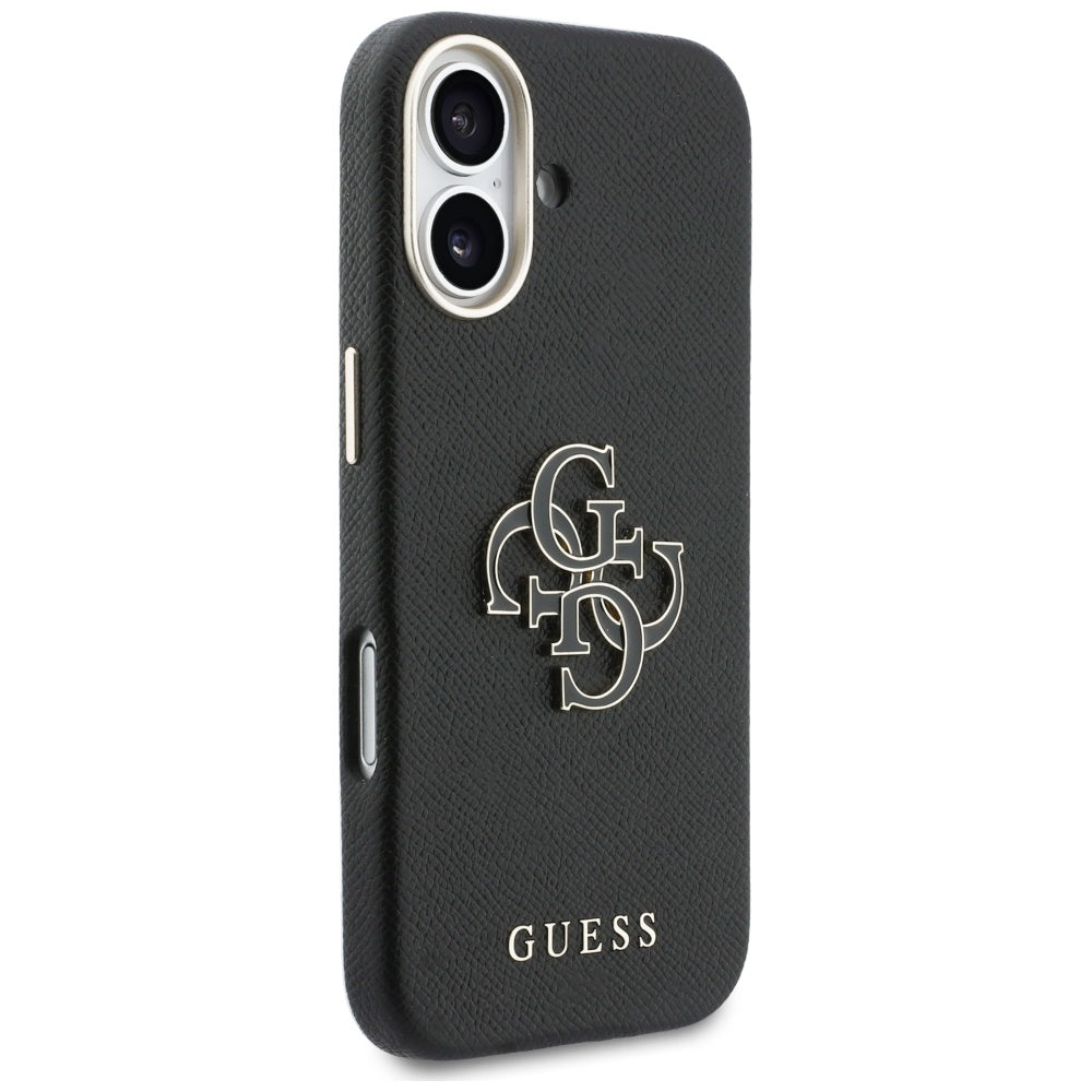 Θήκη για Apple iPhone 17, Guess, Resin Logo, Μαύρη