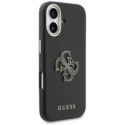 Θήκη για Apple iPhone 17, Guess, Resin Logo, Μαύρη