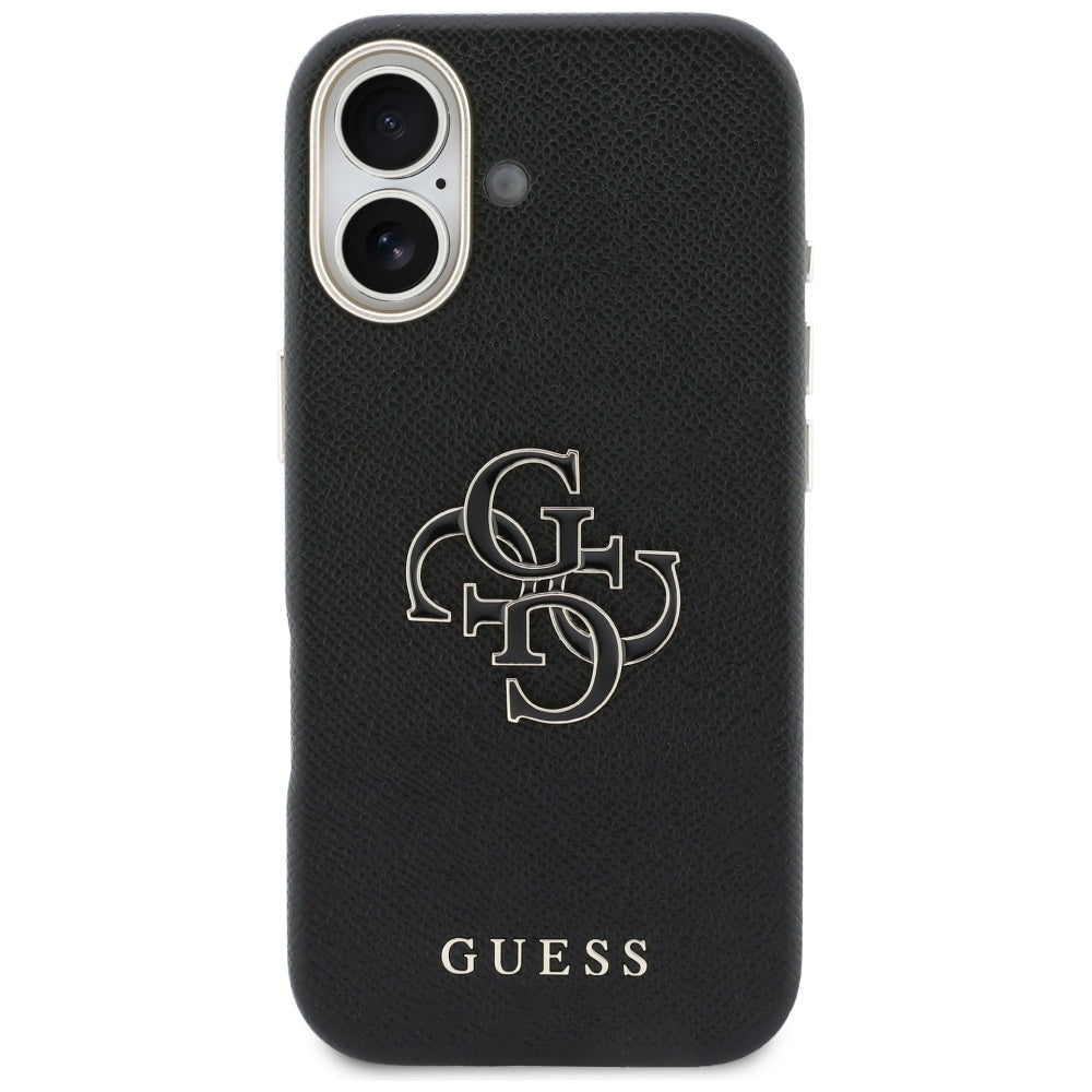 Θήκη για Apple iPhone 17, Guess, Resin Logo, Μαύρη