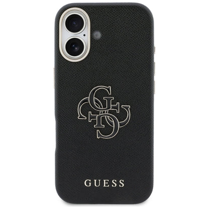 Θήκη για Apple iPhone 17, Guess, Resin Logo, Μαύρη