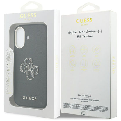 Θήκη για Apple iPhone 17, Guess, Resin Logo, Μαύρη