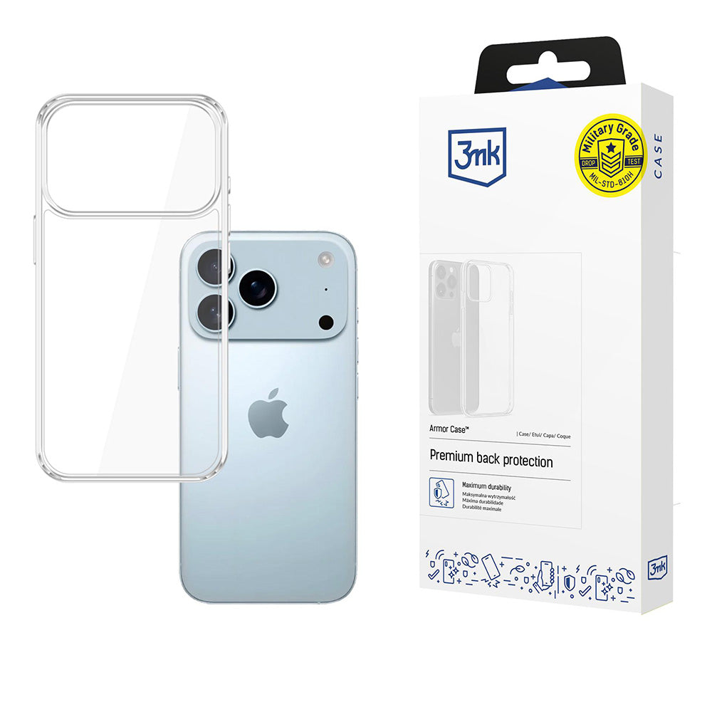 Θήκη για Apple iPhone 17 Pro, 3MK, Armor, Διάφανη