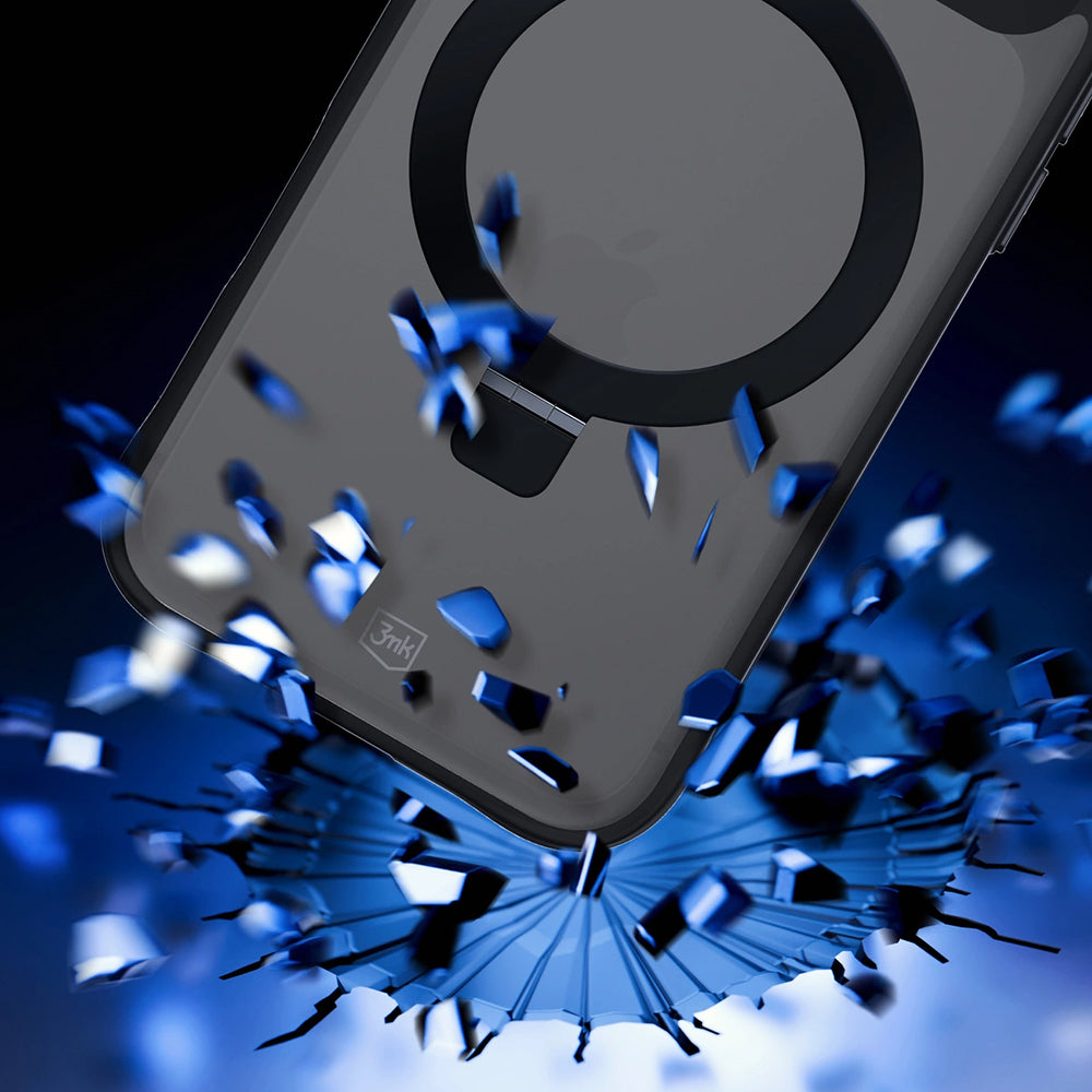 Θήκη για Apple iPhone 17 Pro, 3MK, Smoke MagStand, Μαύρη