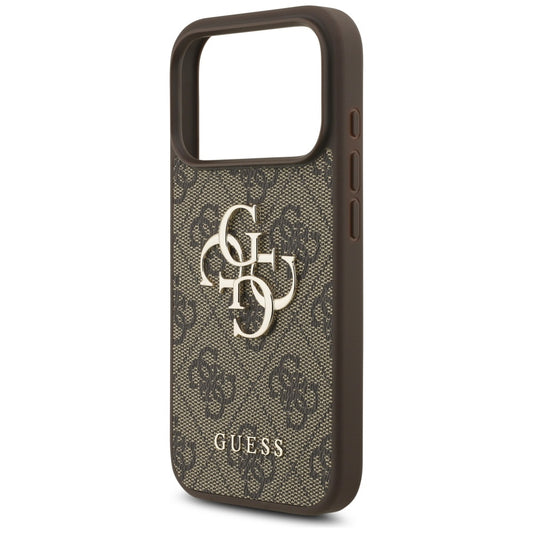 Θήκη για Apple iPhone 17 Pro, Guess, 4G Big Logo, Καφέ