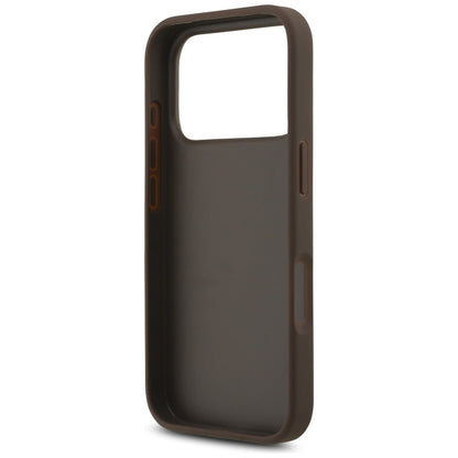 Θήκη για Apple iPhone 17 Pro, Guess, 4G Big Logo, Καφέ