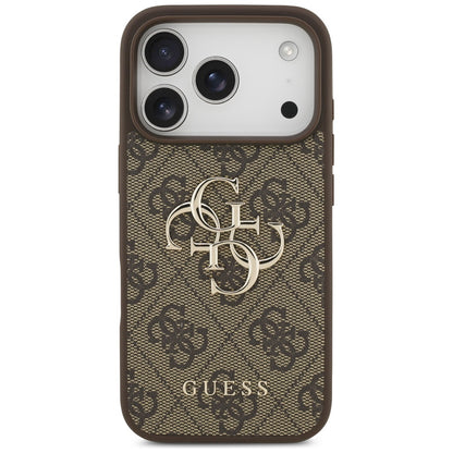 Θήκη για Apple iPhone 17 Pro, Guess, 4G Big Logo, Καφέ