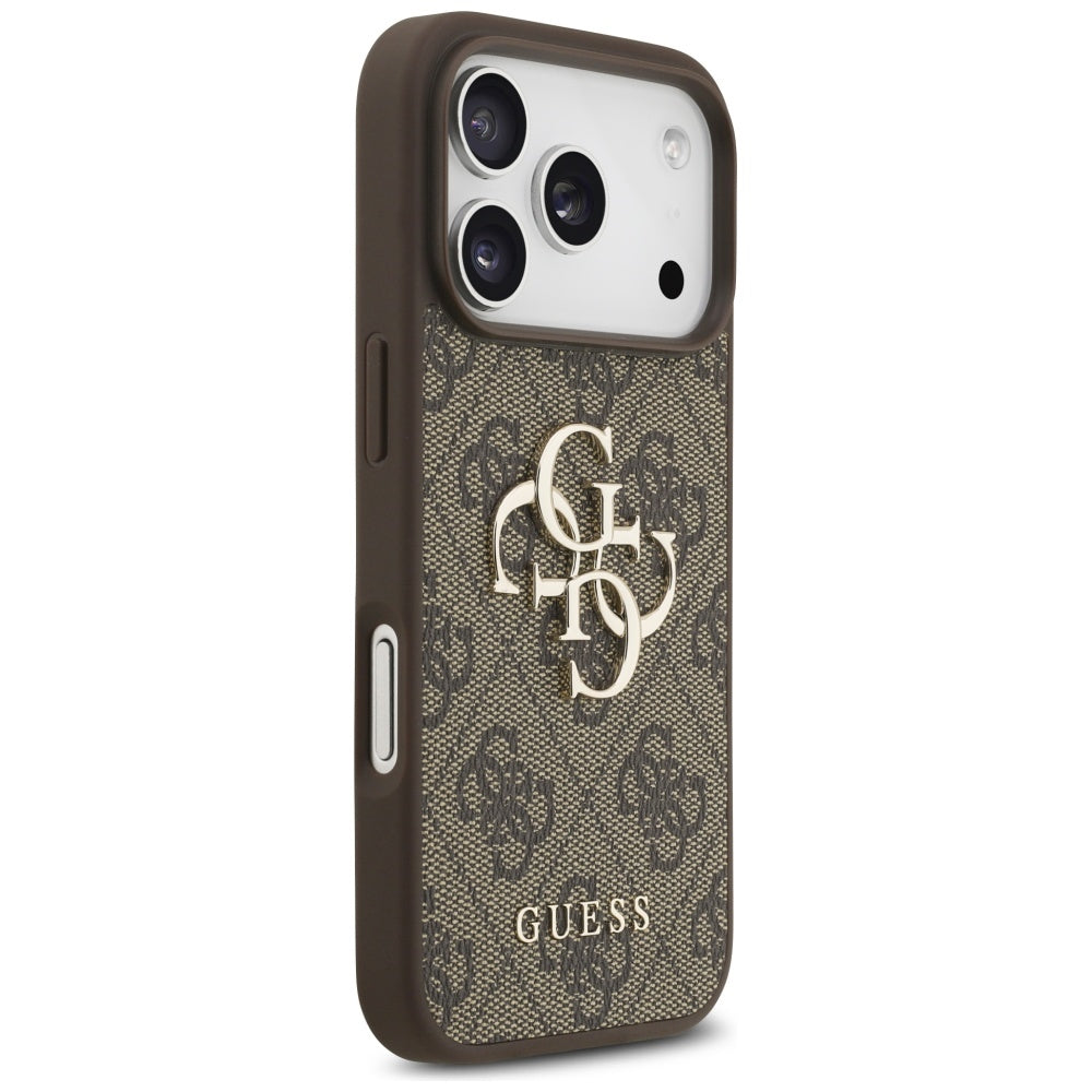 Θήκη για Apple iPhone 17 Pro, Guess, 4G Big Logo, Καφέ